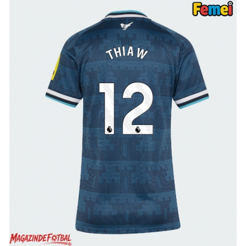 Newcastle United Malick Thiaw #12 Tricou Fotbal Replică 2026-27 Femei Deplasare Newcastle United Malick Thiaw #12 Tricou Fotbal Replică 2026-27 Femei Deplasare